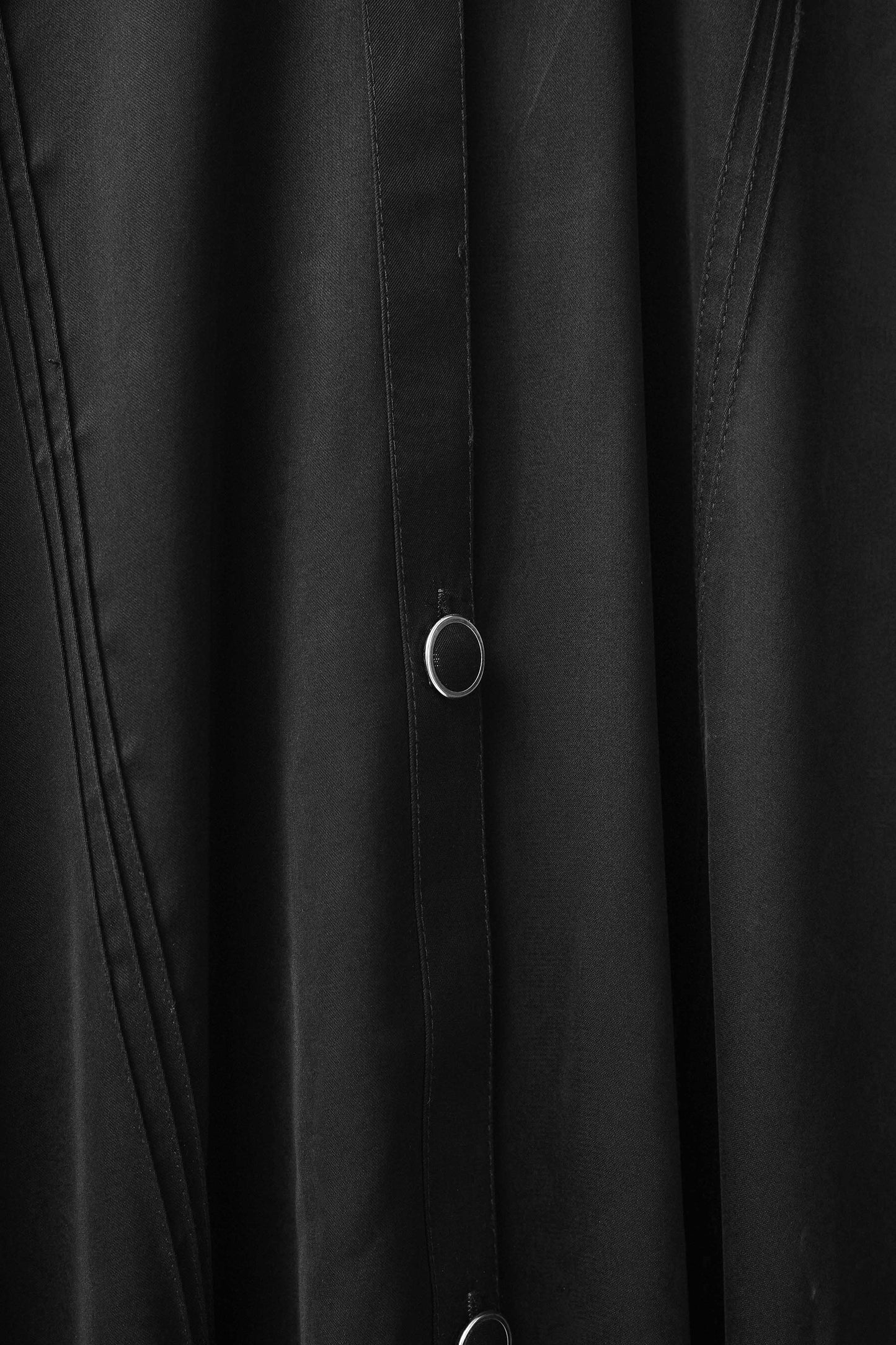 Black Open abaya - Bustangi