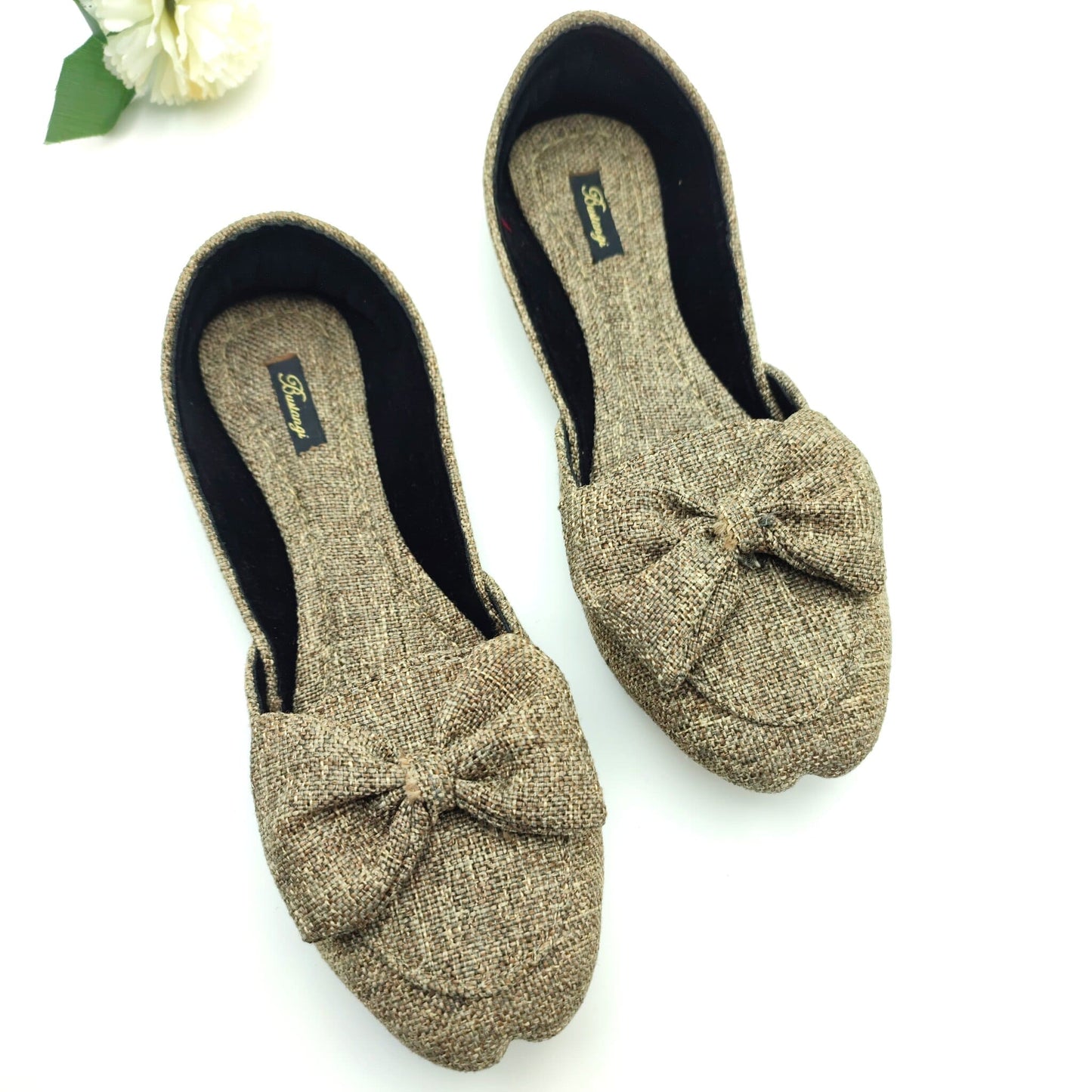 Walnut Bow Loafers