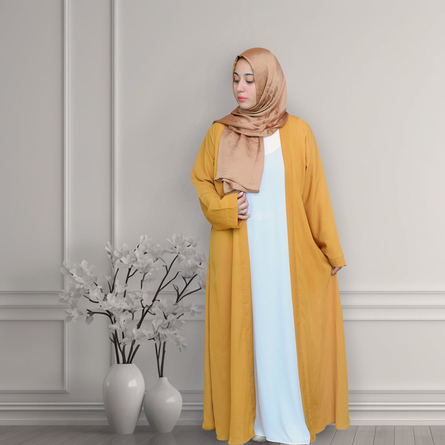 Mustard Abaya