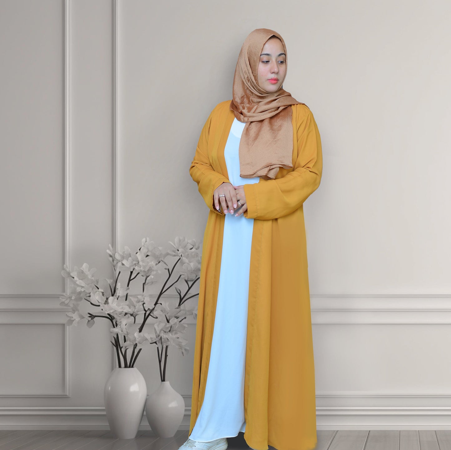 Mustard Abaya