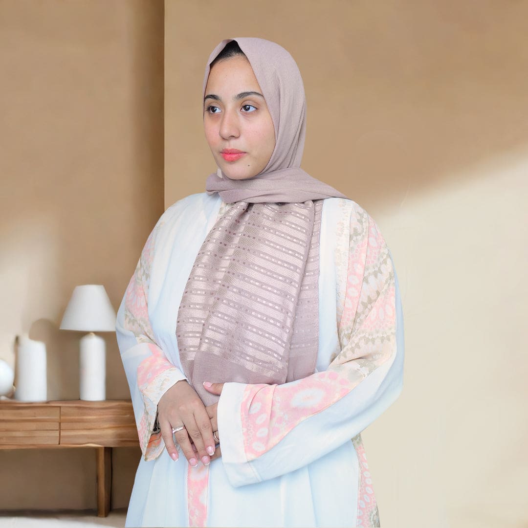 Pastel Chiffon Abaya
