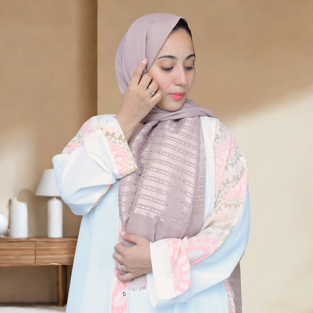 Pastel Chiffon Abaya