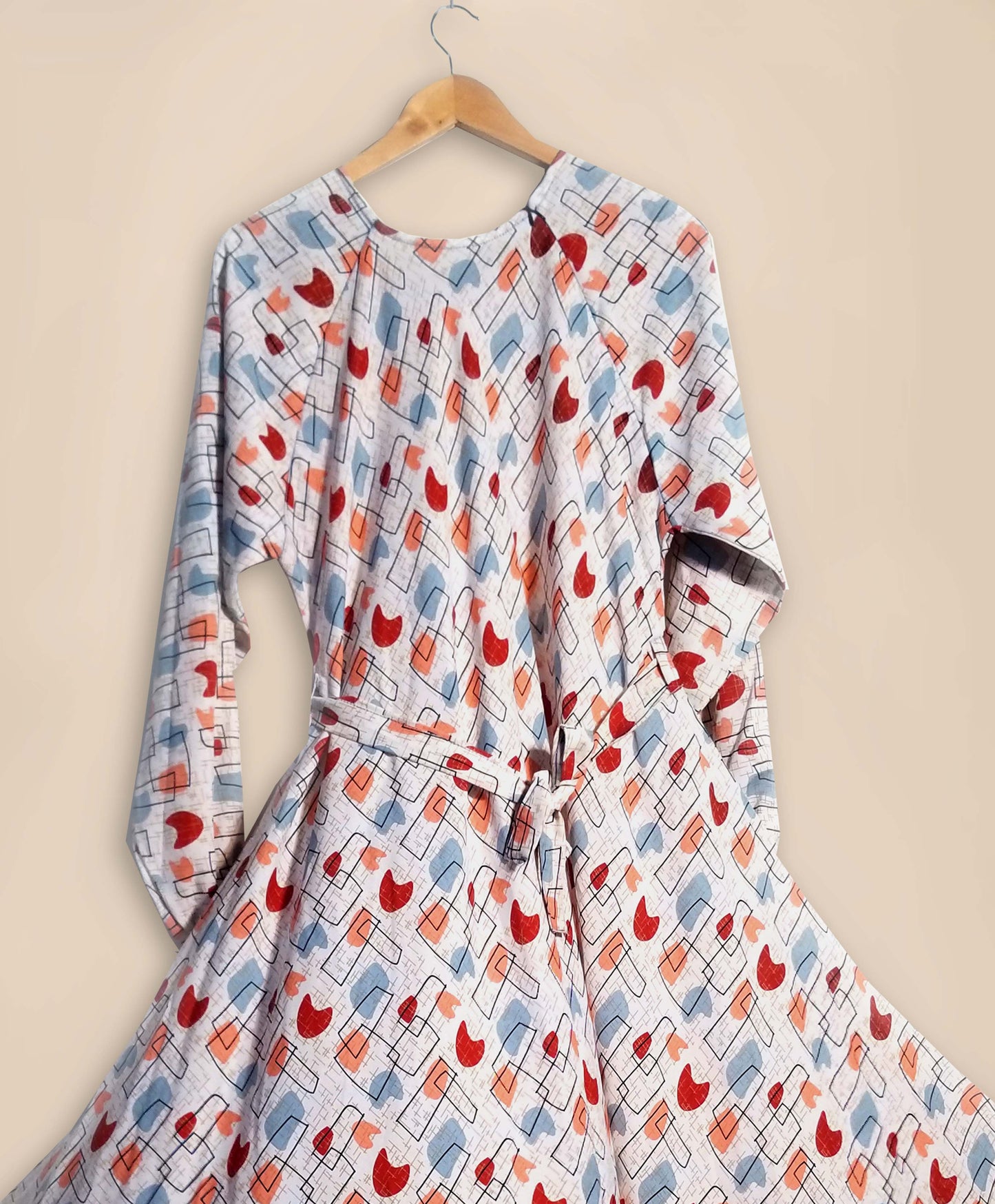 Printed Maxi Abaya - Bustangi