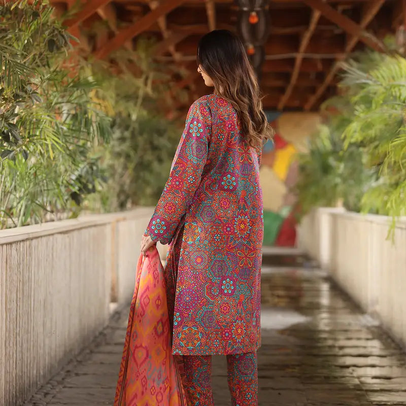 3PC Stitched Printed Lawn Suit
