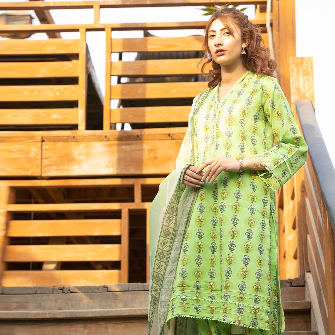 3PC Stitched Printed Lawn Suit