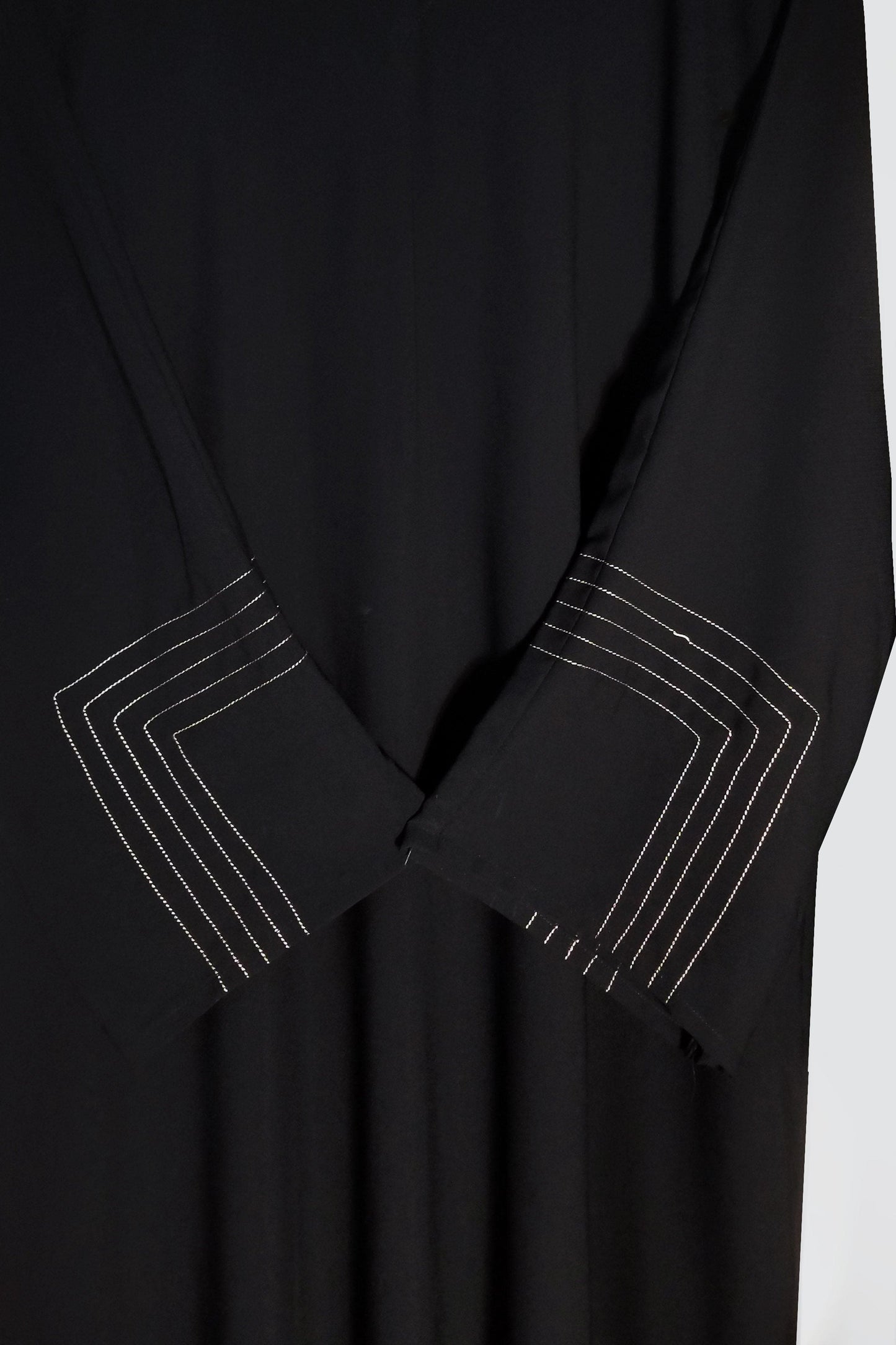 Silver Line Abaya - Bustangi