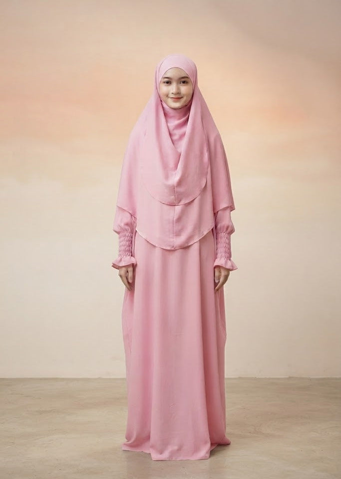 Pink Khimar