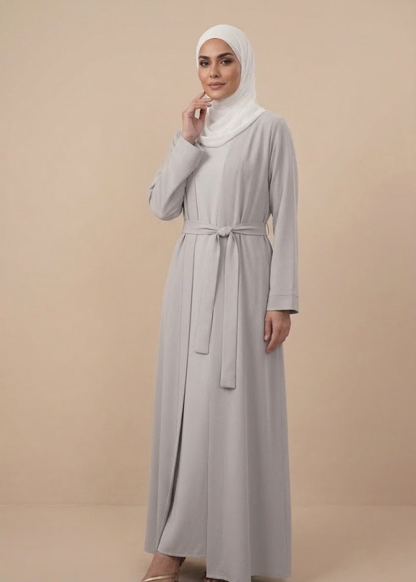 Light Grey Abaya