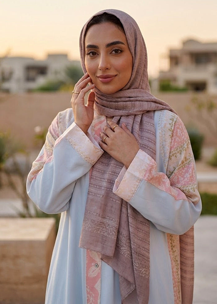 Pastel Chiffon Abaya