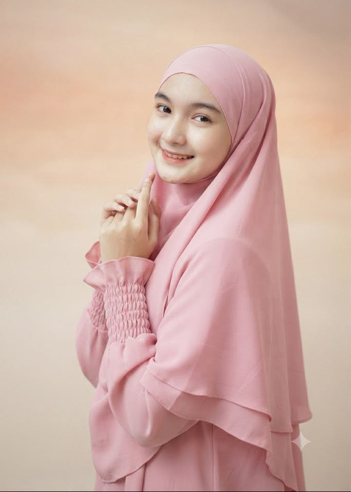 Pink Khimar