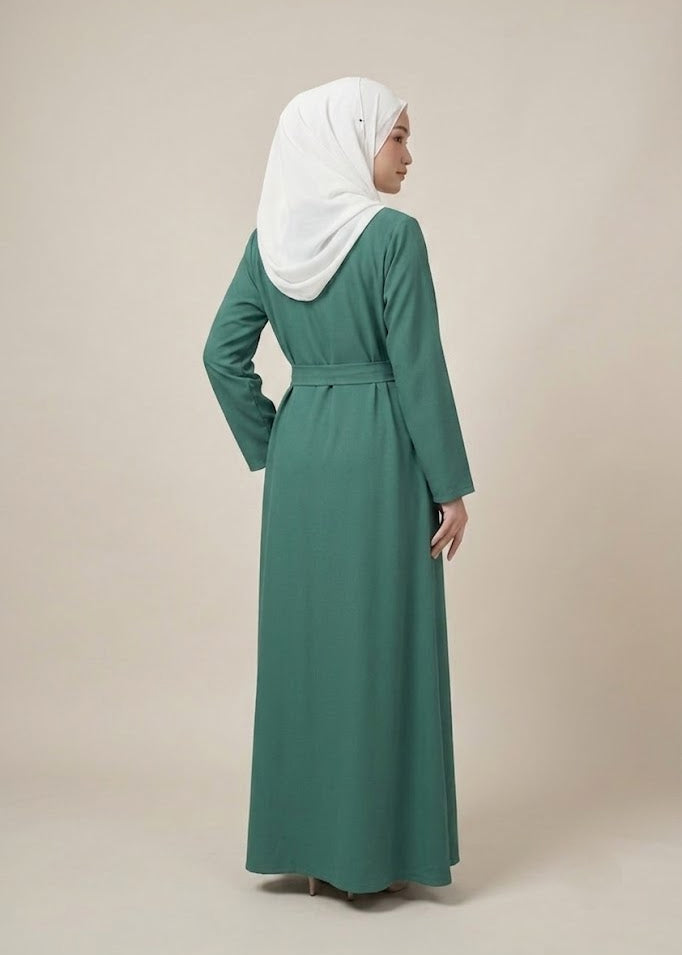 Sea-Green Abaya