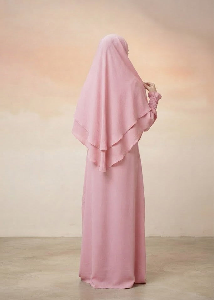 Pink Khimar