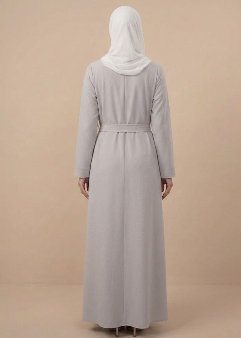 Light Grey Abaya