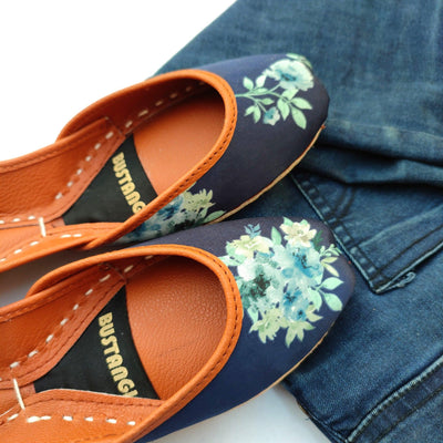 Blue Blossom Casual Khussa CK001 - Bustangi