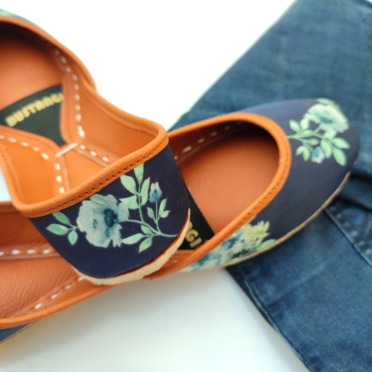 Blue Blossom Casual Khussa CK001 - Bustangi