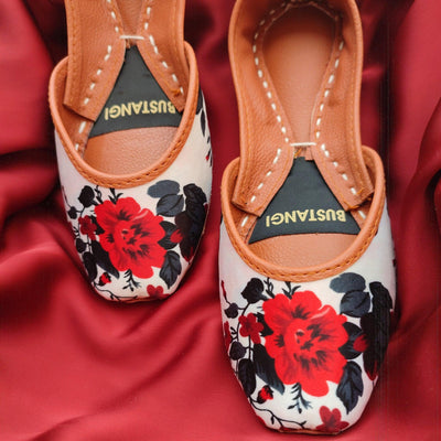 Reddish Flourish Casual Khussa CK008 - Bustangi