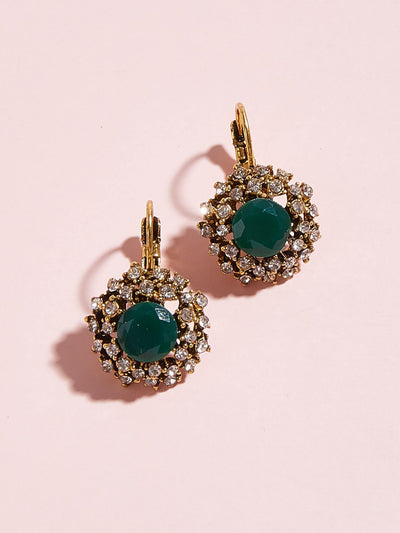 Shein- Rhinestone Stud Earrings - Bustangi