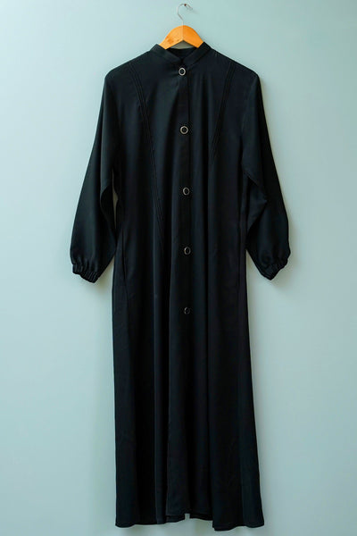 Black Open abaya - Bustangi