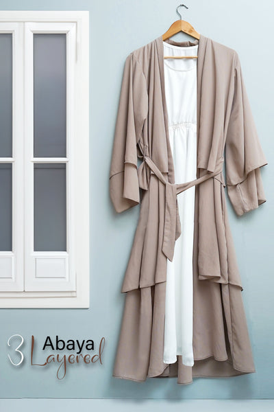 3 Layered Abaya - Bustangi