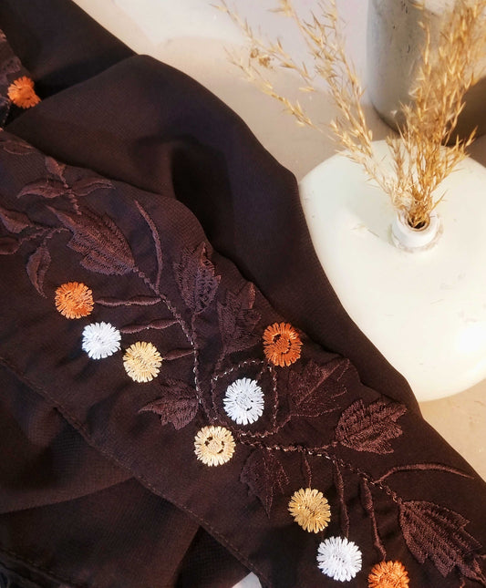 Glamours Luxury Embroidery Abaya - Bustangi