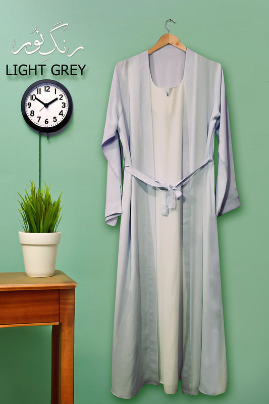 Light Grey Abaya