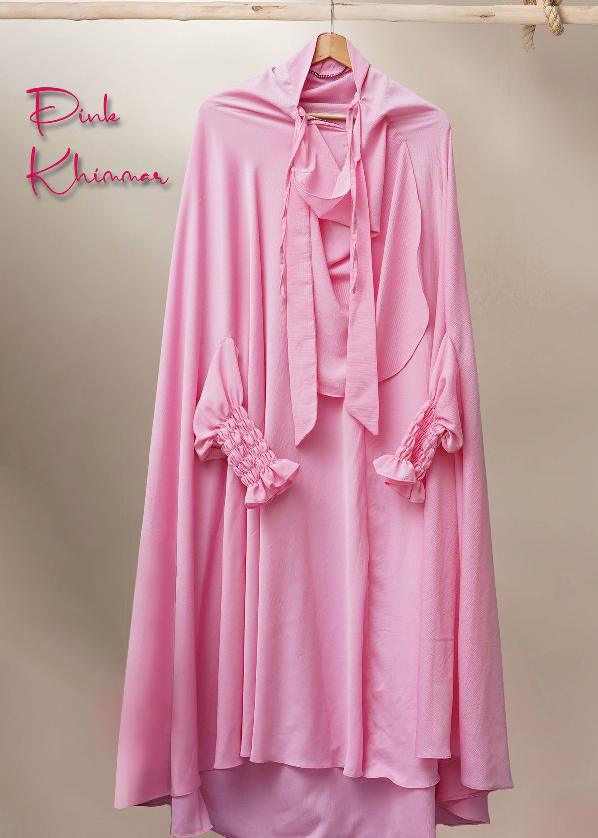 Pink Khimar - Bustangi