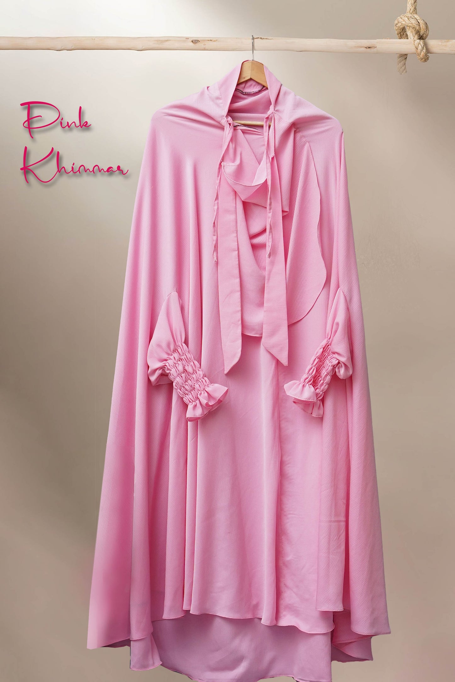 Pink Khimar - Bustangi
