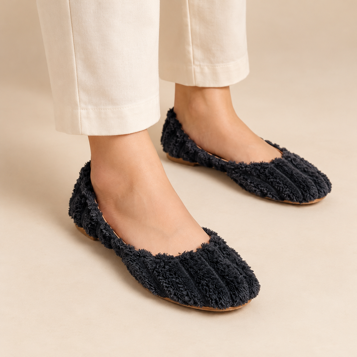 Cloud Sole-Black | Casual Khussa