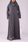 Grey Abaya