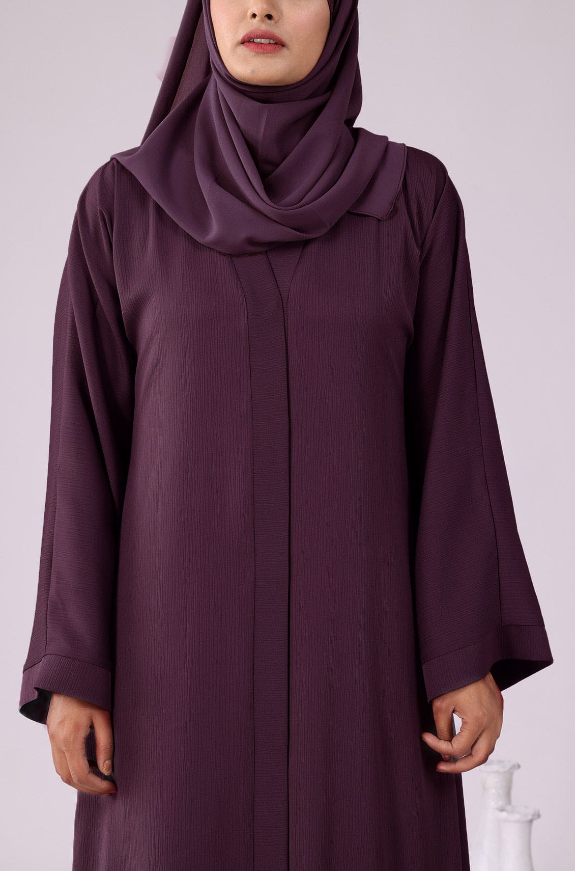 Dark Purple Abaya