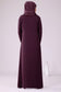 Dark Purple Abaya