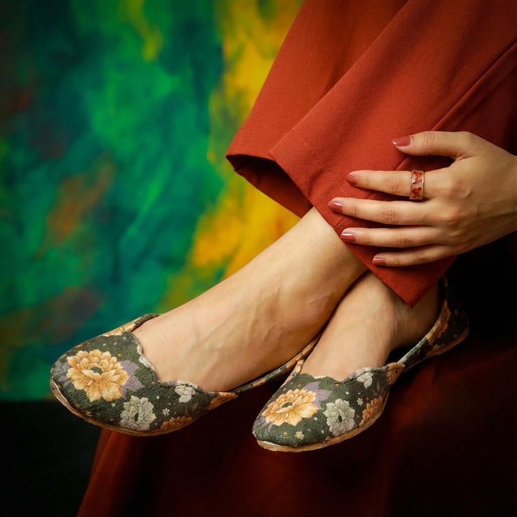 Arum Velvet Khussa rk