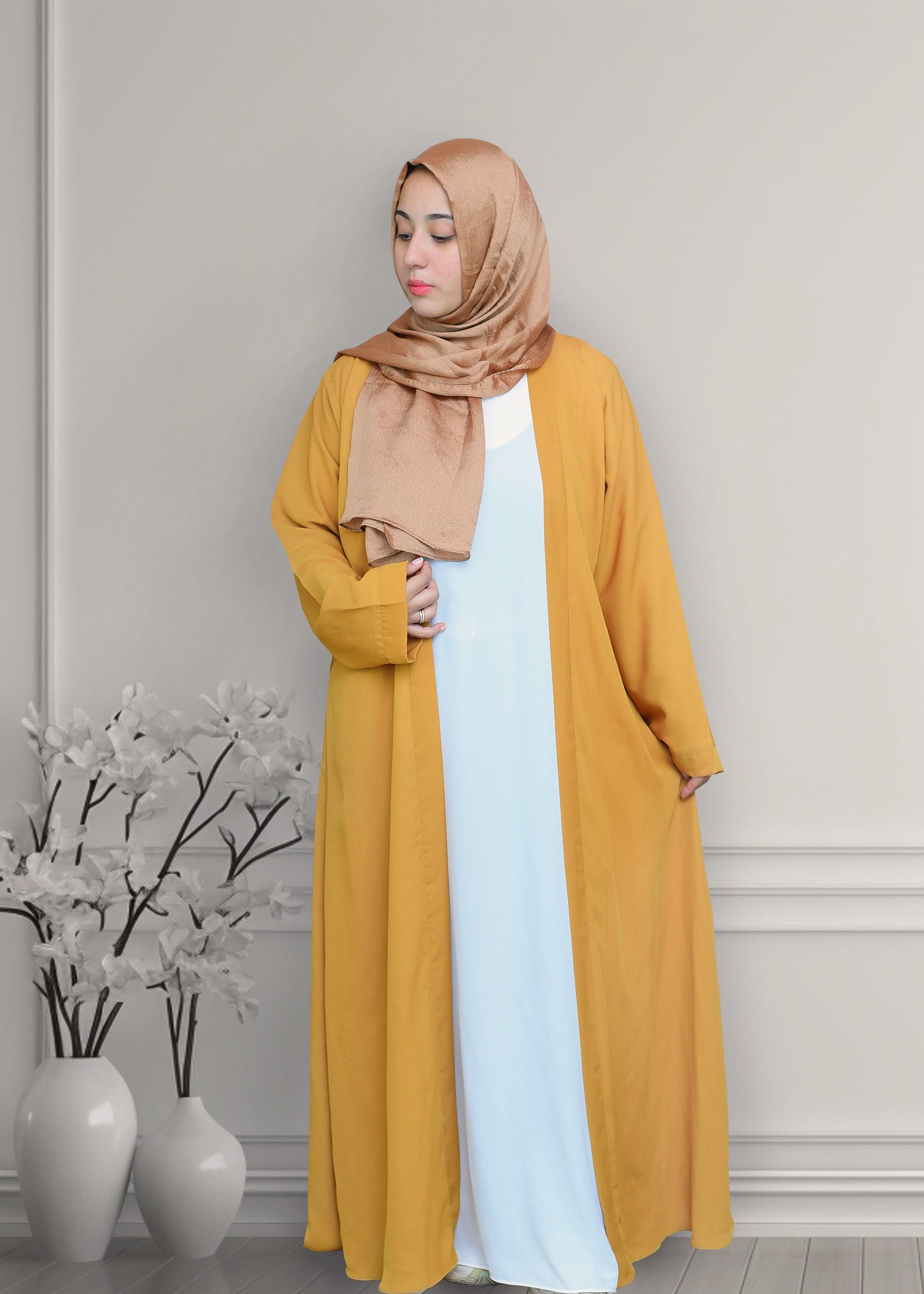 Mustard Abaya