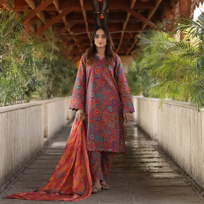 3PC Stitched Printed Lawn Suit