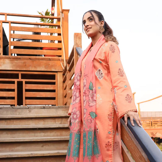 3PC Stitched Printed Lawn Suit