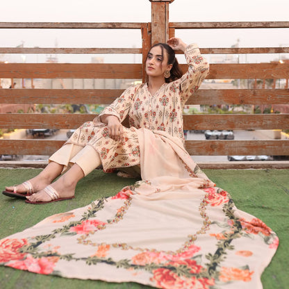 3PC Stitched Printed Lawn Suit