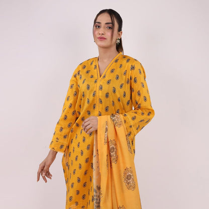 3PC Stitched Printed Lawn Suit