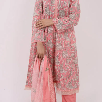 3PC Stitched Printed Lawn Suit