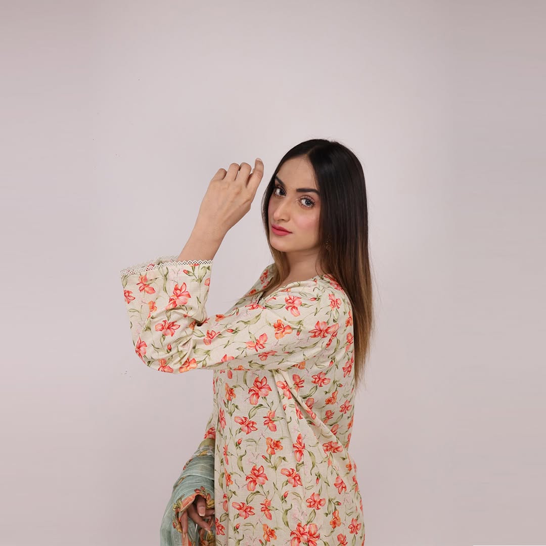 3PC Stitched Printed Lawn Suit