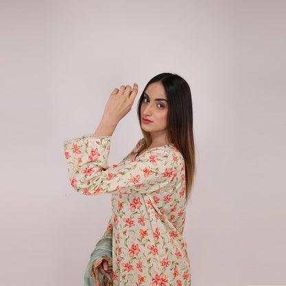 3PC Stitched Printed Lawn Suit