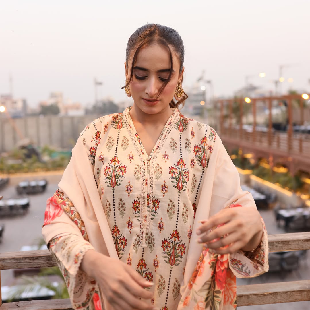 3PC Stitched Printed Lawn Suit