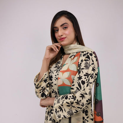 3PC Stitched Printed Lawn Suit