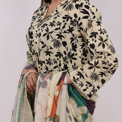 3PC Stitched Printed Lawn Suit