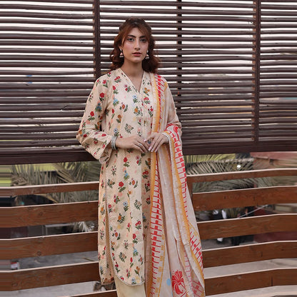 3PC Stitched Printed Lawn Suit