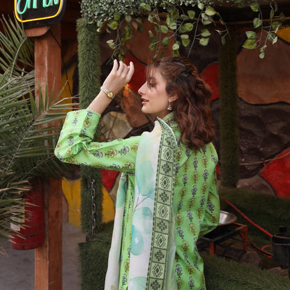 3PC Stitched Printed Lawn Suit