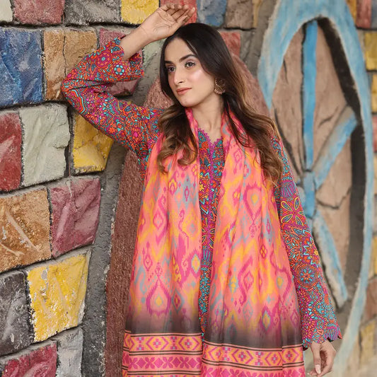 3PC Stitched Printed Lawn Suit