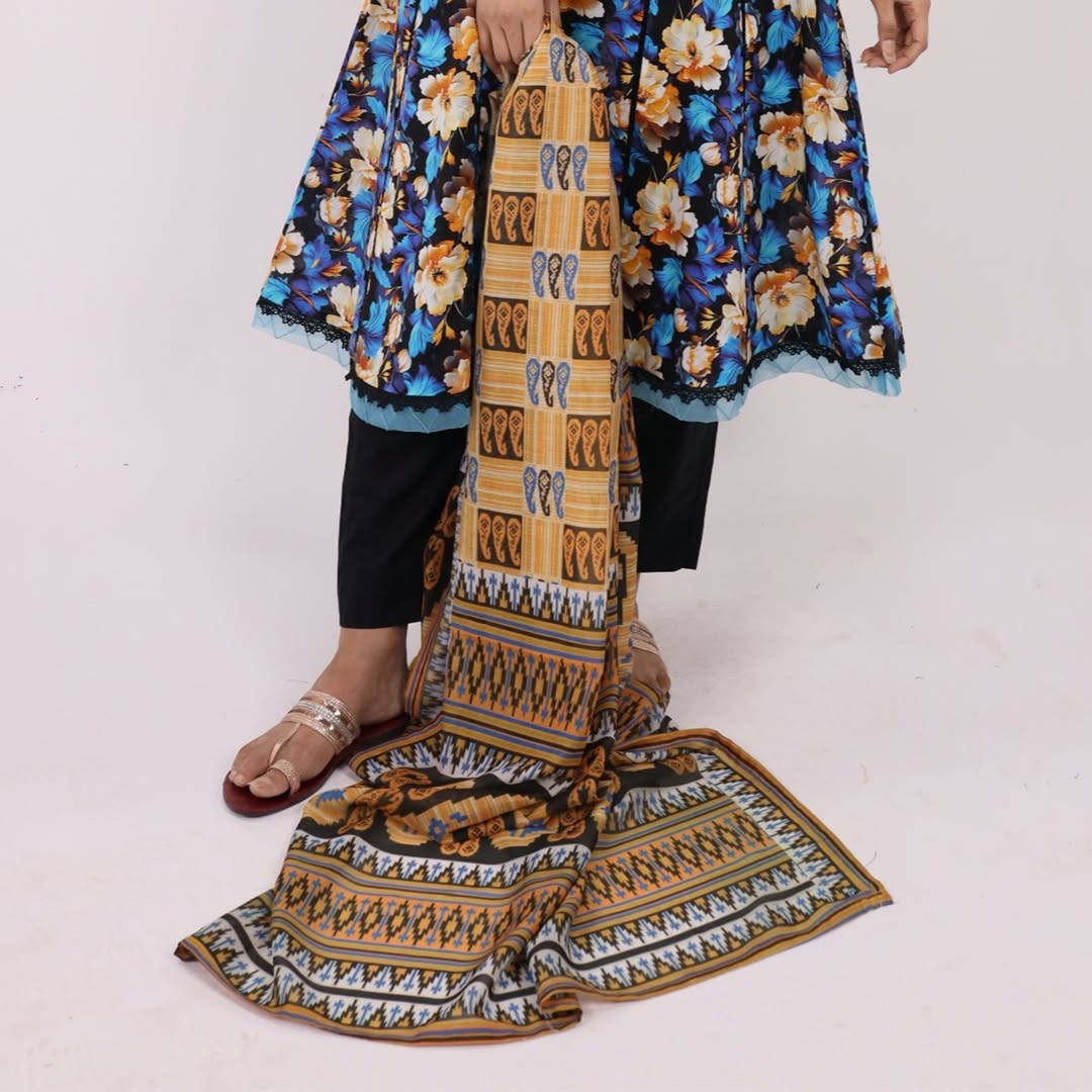 3PC Stitched Printed Lawn Suit