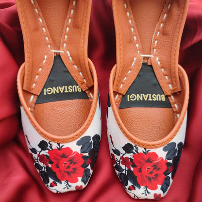 Reddish Flourish Casual Khussa CK008 - Bustangi