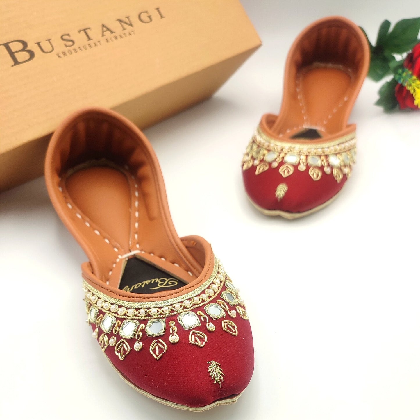 Anarkali - Maroon - Bustangi